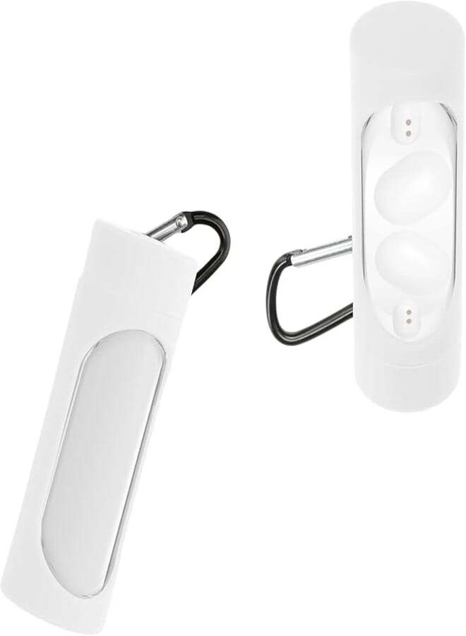 kwmobile Protective Case Compatible with Nothing Ear (Stick) - Headphones - Silicone Case Cover White